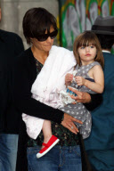 Suri makes a chocolate mess!!!