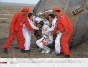 CHINA : Re-entry Capsule Of Shenzhou 7 Lands In Inner Mongolia