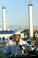 Bolivia Morales Visits Gas Plant as YPFB Takes Over