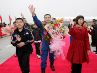 (2)CHINA-BEIJING-SHENZHOU-7-TAIKONAUTS-BACK TO BEIJING (CN)