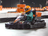 Britney wins trophy at Go-Kart racetrack!!!