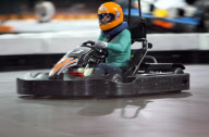 Britney wins trophy at Go-Kart racetrack!!!