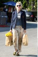 Wow, actress SHARON STONE pulls a fashion DO or DON'T in leopard print pants