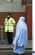 ABU HAMZA AT FINSBURY PARK MOSQUE, LONDON, BRITAIN - 07 JAN 2003