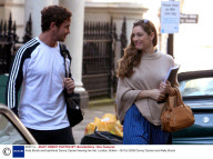Kelly Brook and boyfriend Danny Cipriani leaving her flat, London, Britain - 06 Oct 2008