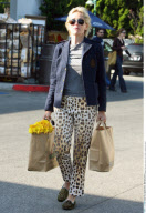 Wow, actress SHARON STONE pulls a fashion DO or DON'T in leopard print pants