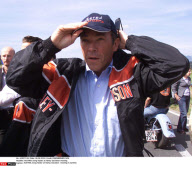 AUSTRIA:Joerg Haider at Harley Davidson   meeting in Carinhie