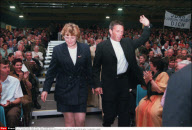 AUSTRIA:RETRO JOERG HAIDER                JOERG HAIDER AND HIS WIFE CLAUDIA AT KLAGE