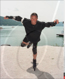 AUSTRIA:RETRO JOERG HAIDER                JOERG HAIDER DOING ROLLER SKATING "INLINE
