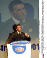 AUSTRIA,Vienna : Meeting of "FPO" with Joerg Haider :