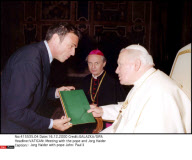VATICAN: Meeting with the pope and Jorg Haider