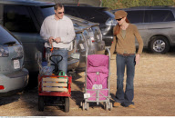 Actress MARCIA CROSS and her family hitting up 'Mr.Bones' pumpkin patch