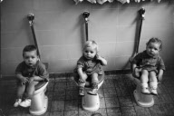 KINDERGARDEN, RESTROOMS; TOILETS, 1962, MUNICH, GERMANY