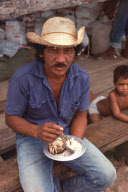 PIRANHA, DISH; FOOD, COWBOY, VAQUEIRO, FAZENDA RECREIO, PANTANAL, MATO GROSSO, BRAZIL