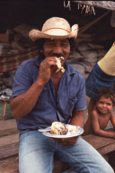 PIRANHA, DISH; FOOD, COWBOY, VAQUEIRO, FAZENDA RECREIO, PANTANAL, MATO GROSSO, BRAZIL