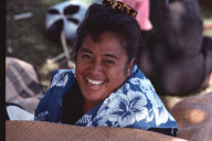 TONGAN, MARKET WOMAN, LIFUKA ISLAND, HAPAII ARCHIPEL, TONGA, POLYNESIA
