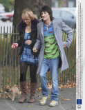 Ronnie Wood and girlfriend Ekaterina Ivanova out and about in North London, Britain - 14 Oct 2008
