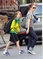 Actress JULIANNE MOORE is a designer mommy