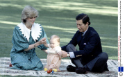 British royalty on a royal tour of New Zealand - Apr 1983