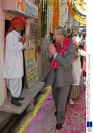 PRINCE CHARLES AND CAMILLA, DUCHESS OF CORNWALL, JAIPUR, INDIA - 31 MAR 2006