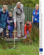 PRINCE CHARLES AT THE DAERWYNNO OUTDOOR CENTRE NEAR YNYSYBWL IN SOUTH WALES, BRITAIN - 22 MAY 2006