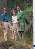 ROYAL FAMILY AT LOCH MUCIK FALLS, BALMORAL, SCOTLAND, BRITAIN - 1997