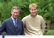 Prince Charles and Prince William at Highgrove, Gloucestershire, Britain - Sep 2000