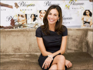 Ines Sastre promotes Blossom jeweller's .
