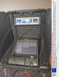 Voting Machines for the Presidential election, Virginia, America - 20 Oct 2008