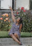 Jennifer Hudson On Set