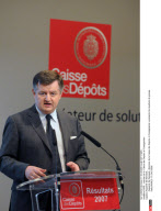 PARIS : resultat de la Caisse des Depots  et Consignation