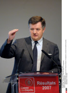 PARIS : resultat de la Caisse des Depots  et Consignation