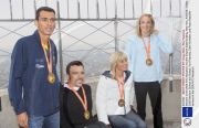 Winners of the 2008 NYC Marathon visit the Empire State Building, New York, America - 3 Nov 2008