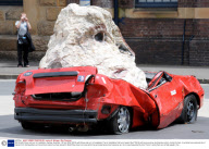 'Still life with Stone and car' art installation, Sydney, Australia - 06 Nov 2008