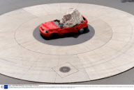 'Still life with Stone and car' art installation, Sydney, Australia - 06 Nov 2008