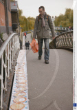 Guinness World record for the longest line of Pizzas, Camden, London, Britain - 13 Nov 2008