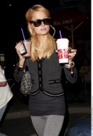 Heiress PARIS HILTON definitely has her hands full