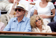 Celebs at the 2005 French tennis Open at Roland Garros in Paris