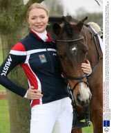 Jodie Kidd training for the Express Eventing International Cup, Hickstead Show Ground, West Sussex, Britain - 24 Nov 2008