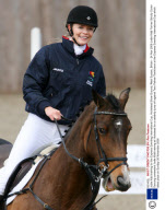 Jodie Kidd training for the Express Eventing International Cup, Hickstead Show Ground, West Sussex, Britain - 24 Nov 2008
