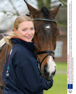 Jodie Kidd training for the Express Eventing International Cup, Hickstead Show Ground, West Sussex, Britain - 24 Nov 2008