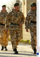 Prince Charles visiting Copehill Down urban operations training village, Salisbury Plain, Wiltshire, Britain - 25 Nov 2008