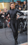 BEYONCE showing off her perfect curves in a skintight sexy body suit