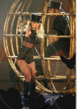 Hot pop star BRITNEY SPEARS inspired by Madonna at German award show