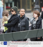 The Beckham family with Katie Holmes and daughter out and about, Central Park, New York, America - 27 Nov 2008