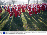 DoItForCharity 5K Santa Run, Greenwich Park, London, Britain - 07 Dec 2008