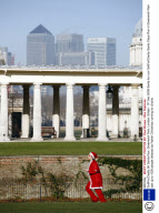 DoItForCharity 5K Santa Run, Greenwich Park, London, Britain - 07 Dec 2008