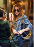 Actress LINDSAY LOHAN needs a break from girlfriend SAM after NY trip