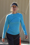 EXCL.: Actress FELICITY HUFFMAN and husband WILLIAM H. MACY doing some workout