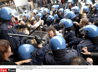 ITALY : Students protest in Torino